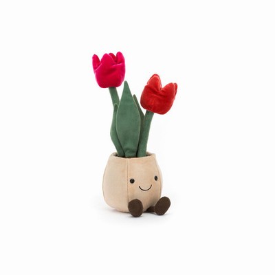 Jellycat Tulip Pot New Zealand | EXIWD9173